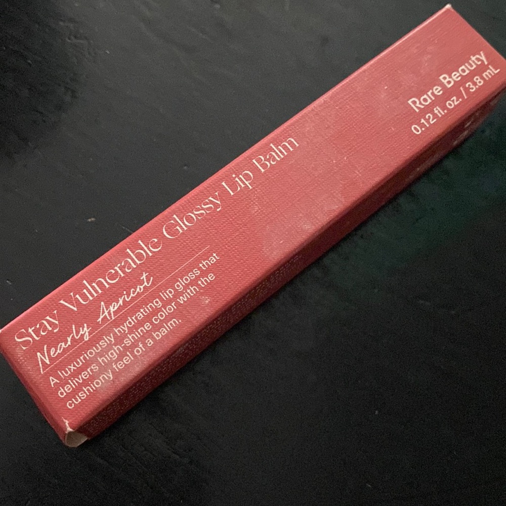 NIB Rare Beauty stay vulnerable glossy lip balm